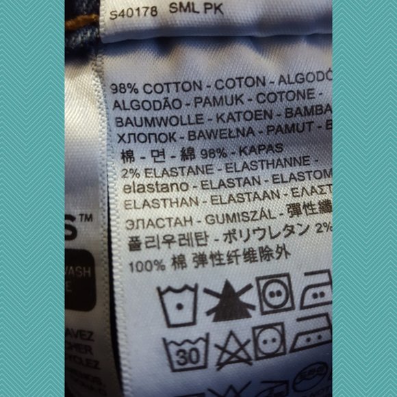 Levi's 502 Medium Wash Mid Rise Tapered Leg Jeans - Picture 5 of 7